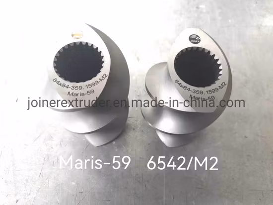 Arrow 낮은 가격 이중 나사 압출기 전환 나사 요소 3 헤드용 고품질 맞춤형 나사 요소